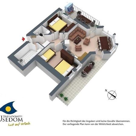 Ferienwohnung Dünen-Residenz B 05 Ostseebad Heringsdorf Exterior foto