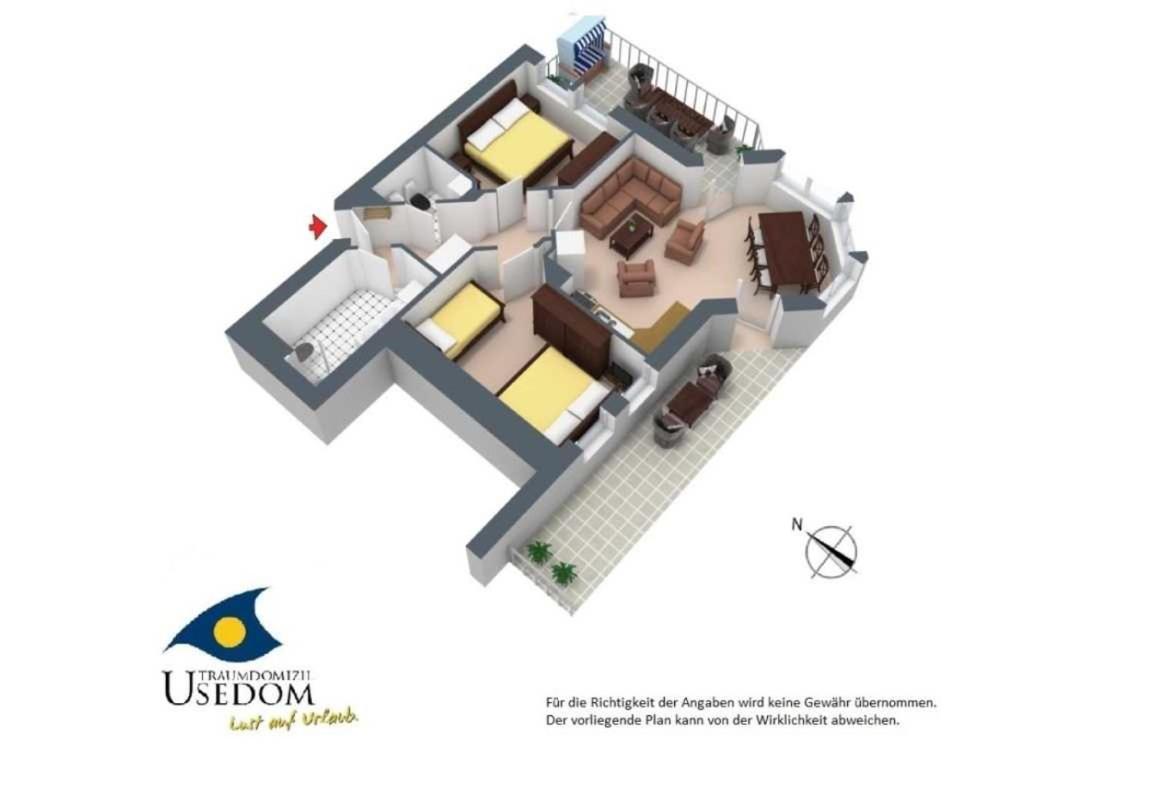 Ferienwohnung Dünen-Residenz B 05 Ostseebad Heringsdorf Exterior foto