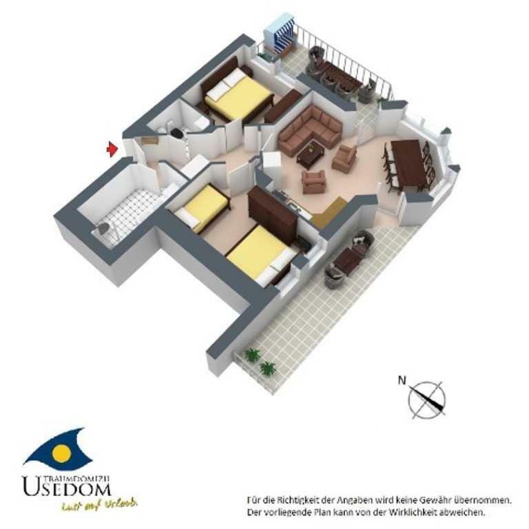 Ferienwohnung Dünen-Residenz B 05 Ostseebad Heringsdorf Exterior foto
